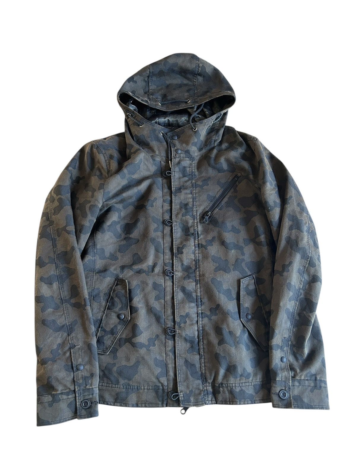 Japanese Brand Vintage Japanese Brand Cargo Camo Jacket Size US M / EU 48-50 / 2 - 1 Thumbnail