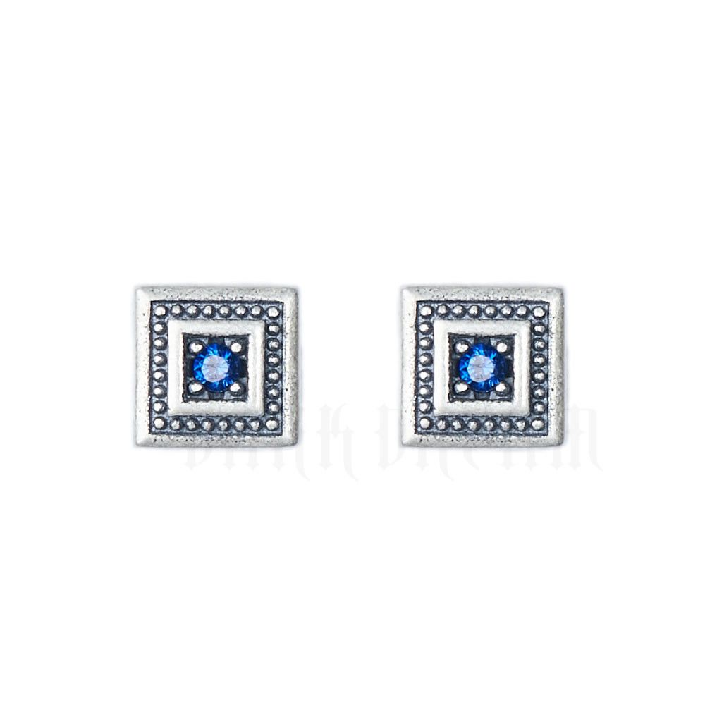 Jewelry Vintage Earrings One Pairs Chrome Jewelry Size ONE SIZE - 5 Thumbnail