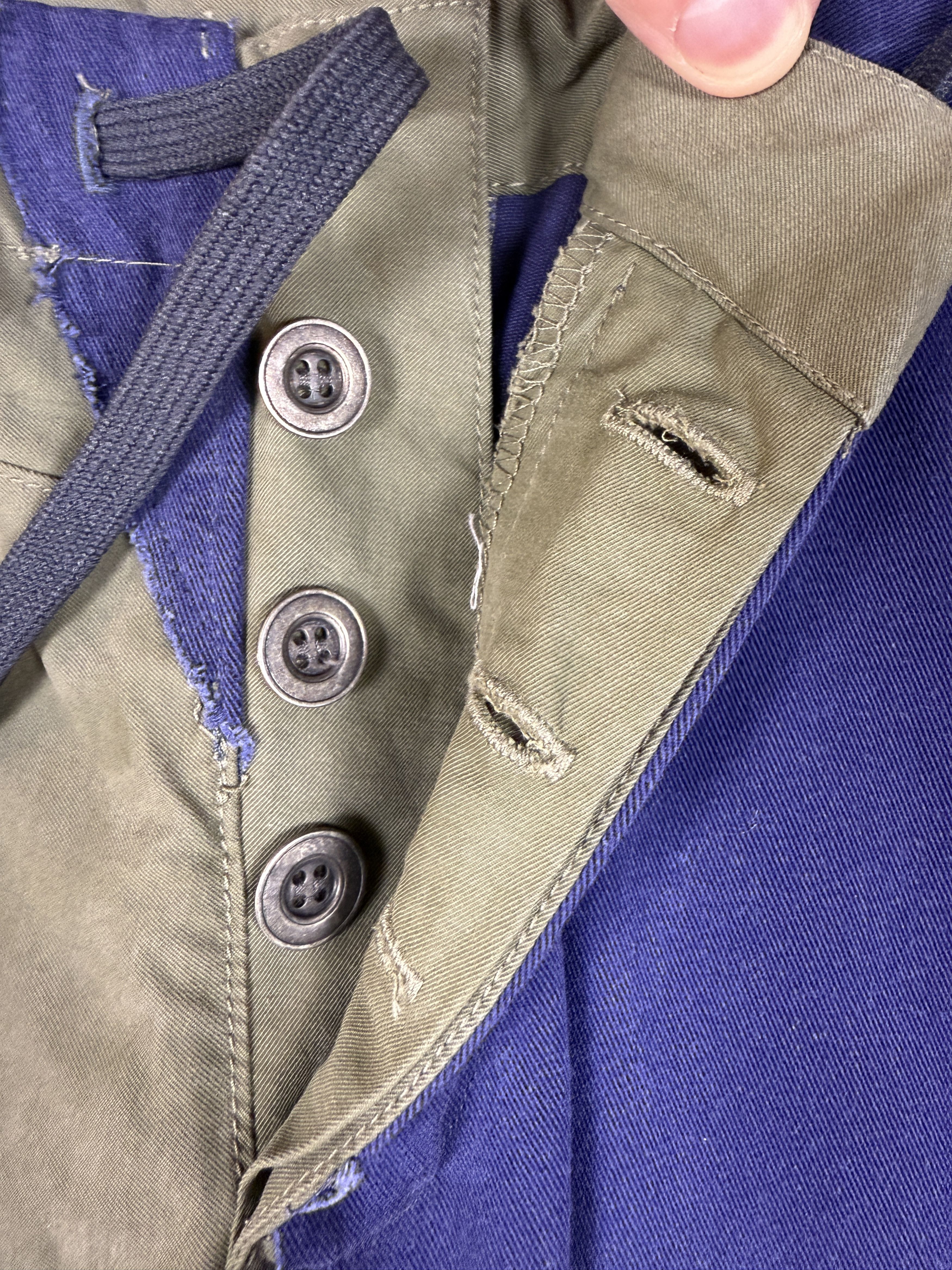 Greg Lauren $1250 Greg Lauren Army Jacket Navy Cargo Pant Size US 38 / EU 54 - 9 Thumbnail