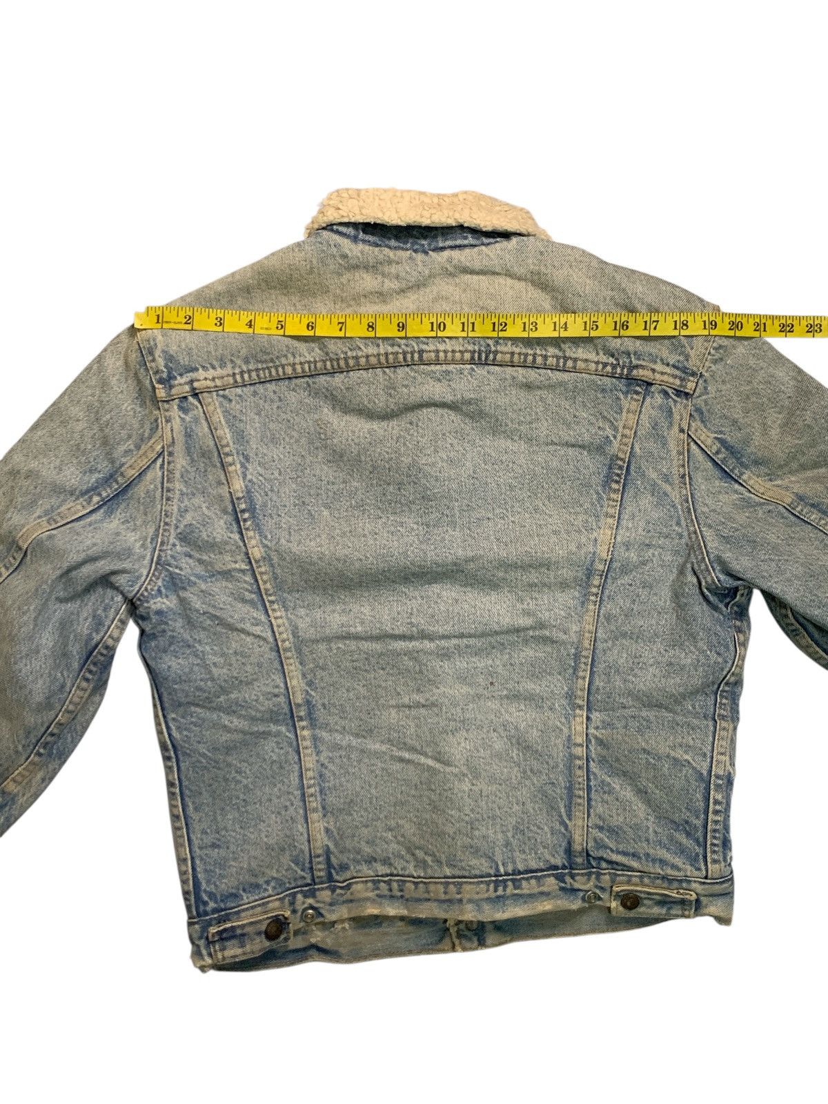 Levi's Vintage Clothing Rare Design Vintage Levi’s Single R Sherpa Jacket Size M / US 6-8 / IT 42-44 - 11 Thumbnail