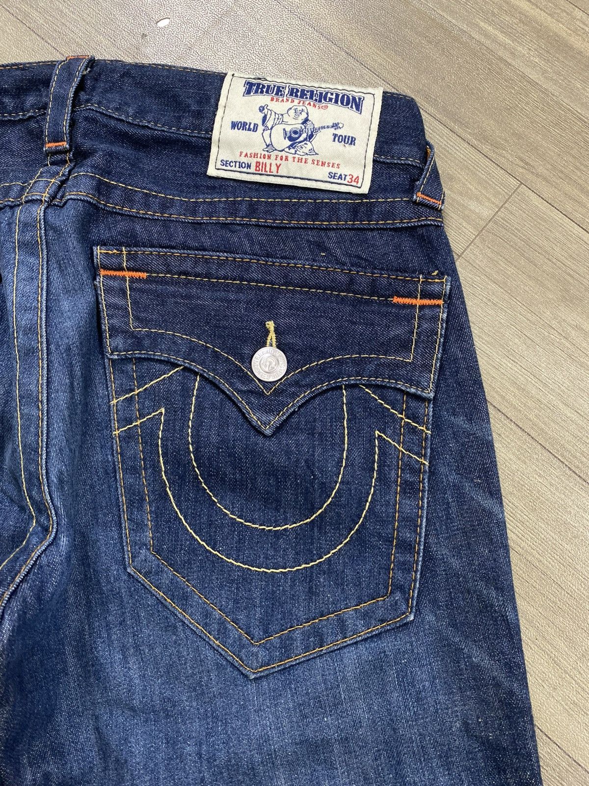 True Religion Vintage True Religion Billy Faded Lgb Style Flared Jeans Y2K Size US 30 / EU 46 - 17 Thumbnail