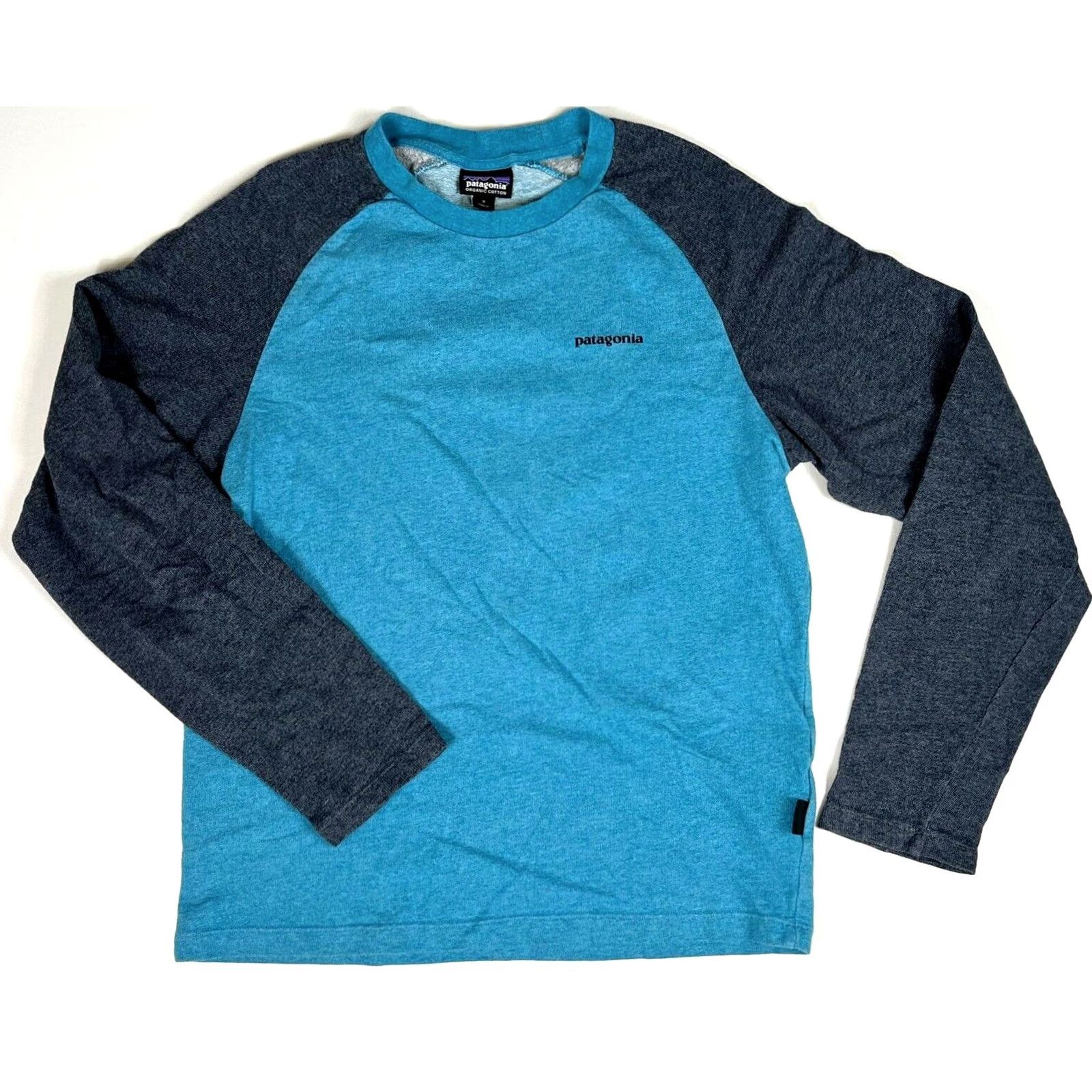Patagonia Patagonia P-6 Logo Lightweight Crew Neck Sweatshirt Mens Sz S Blue Gray 2017 Outdoor Logo Double-Sided Organic Cotton Blend T-Shirt Style 39485 Size US S / EU 44-46 / 1 - 3 Thumbnail