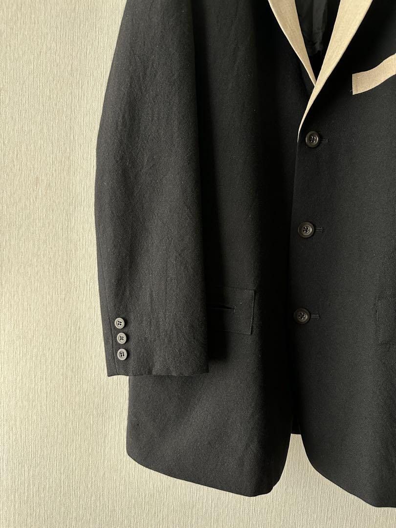 Yohji Yamamoto Yohji Yamamoto 1990s Wool Tailored Jacket Size US M / EU 48-50 / 2 - 4 Thumbnail