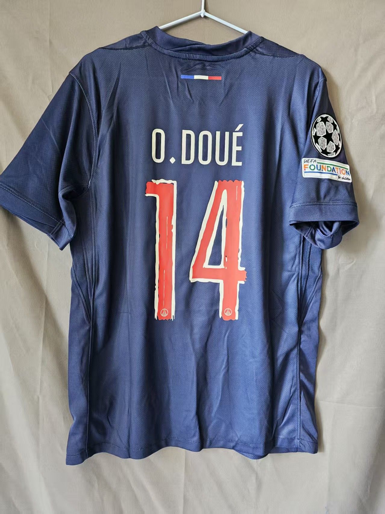 Other PSG 14 Désiré Doué Jersey Home 2025 UEFA XXL Size US XXL / EU 58 / 5 - 1 Thumbnail