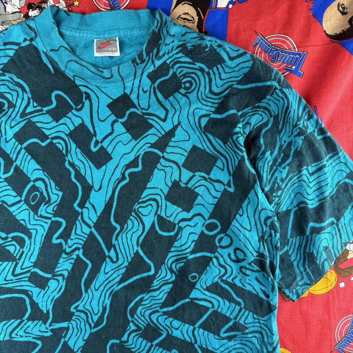 Nike VTG Nike Bo Jackson T-shirt 90s OG All Over Printed Rare Tee Size US S / EU 44-46 / 1 - 1 Thumbnail