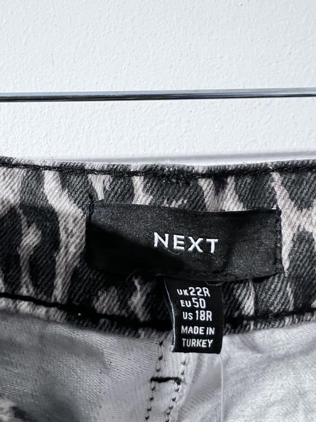 Other Next Leopard Print Jeans – UK 22R (EU 50 / US 18R) BNWT Size 40" / US 18 - 4 Thumbnail