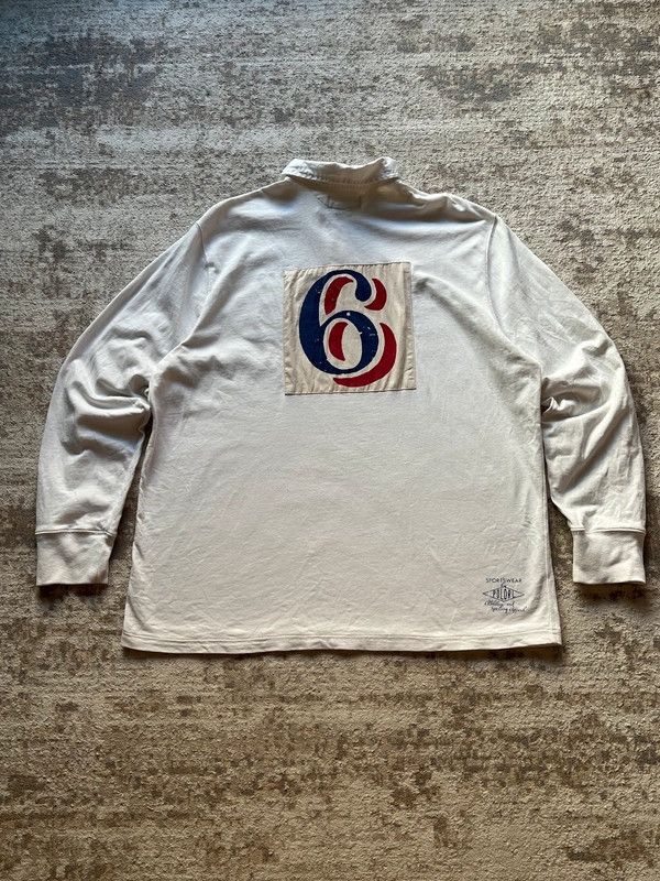 Polo Ralph Lauren Polo Ralph Lauren R.L.P.C Vintage 2000s Rugby Rare White Size US XXL / EU 58 / 5 - 3 Thumbnail