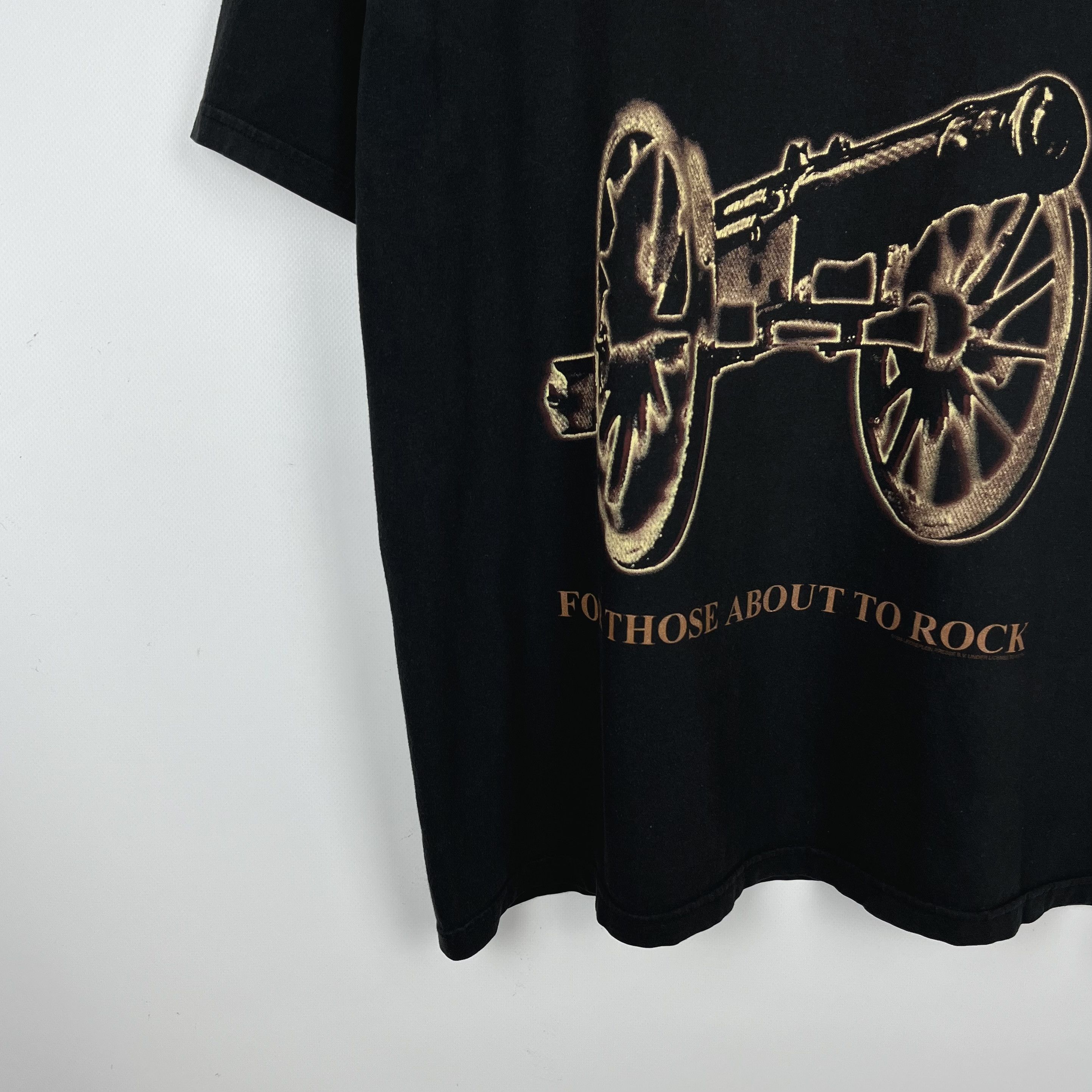 Band Tees Vintage AC/DC For Those About To Rock Band T Shirt 1999 Size US M / EU 48-50 / 2 - 4 Thumbnail