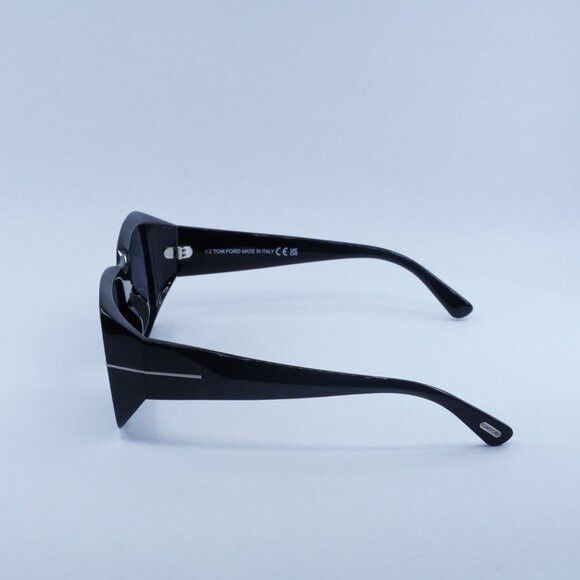 Tom Ford Tom Ford Ryder-02 FT1035-N 01A Sunglasses Black Square Frame Size ONE SIZE - 8 Thumbnail