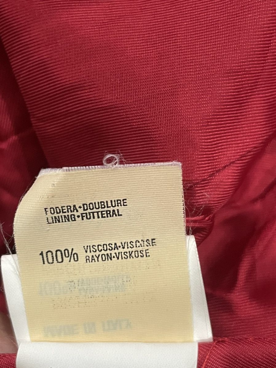 Emporio Armani Emporio Armani One button red jacket Size S / US 4 / IT 40 - 8 Thumbnail