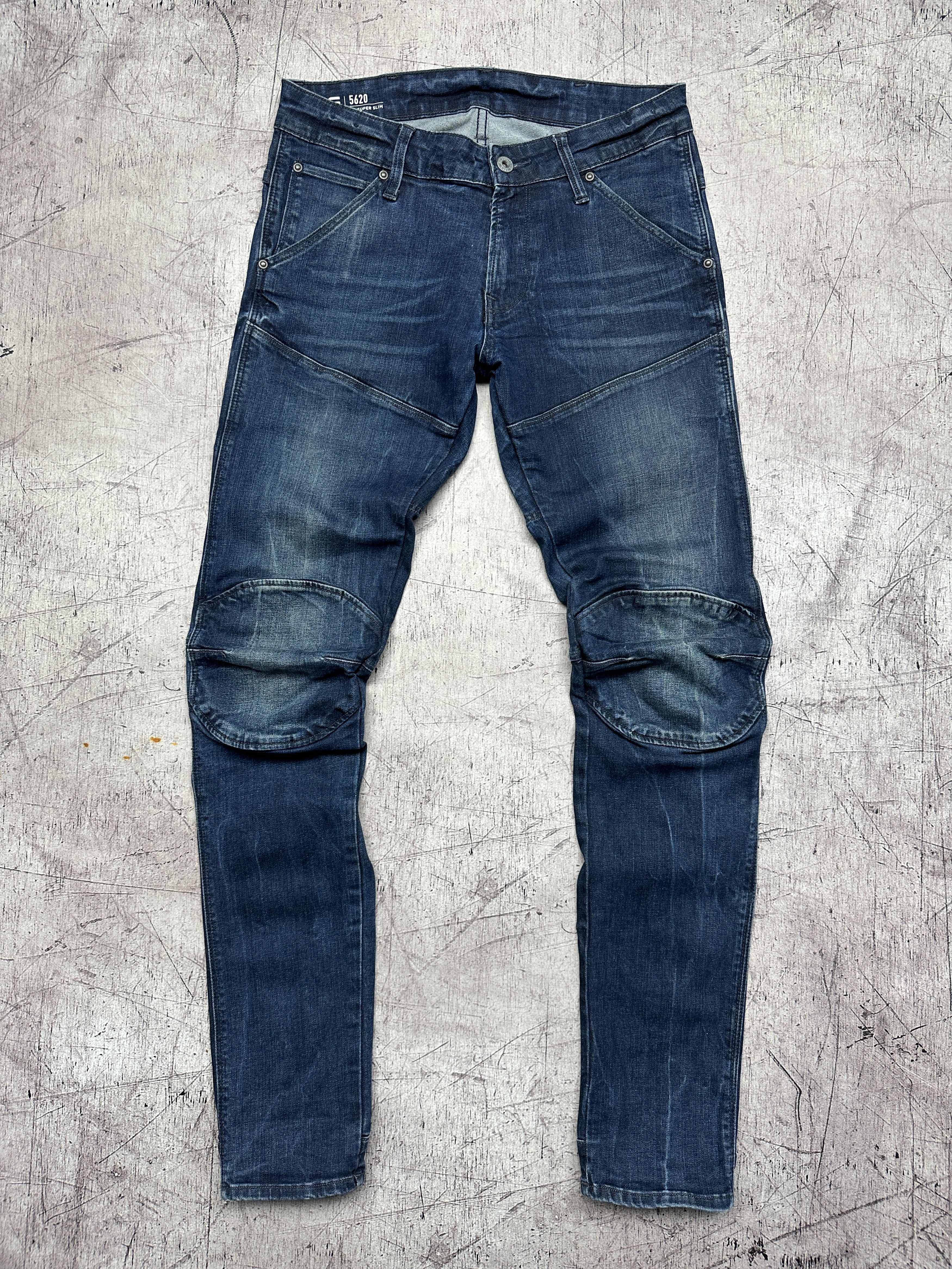 G Star Raw Mens 5620 3D Super Slim Denim Pants Jeans