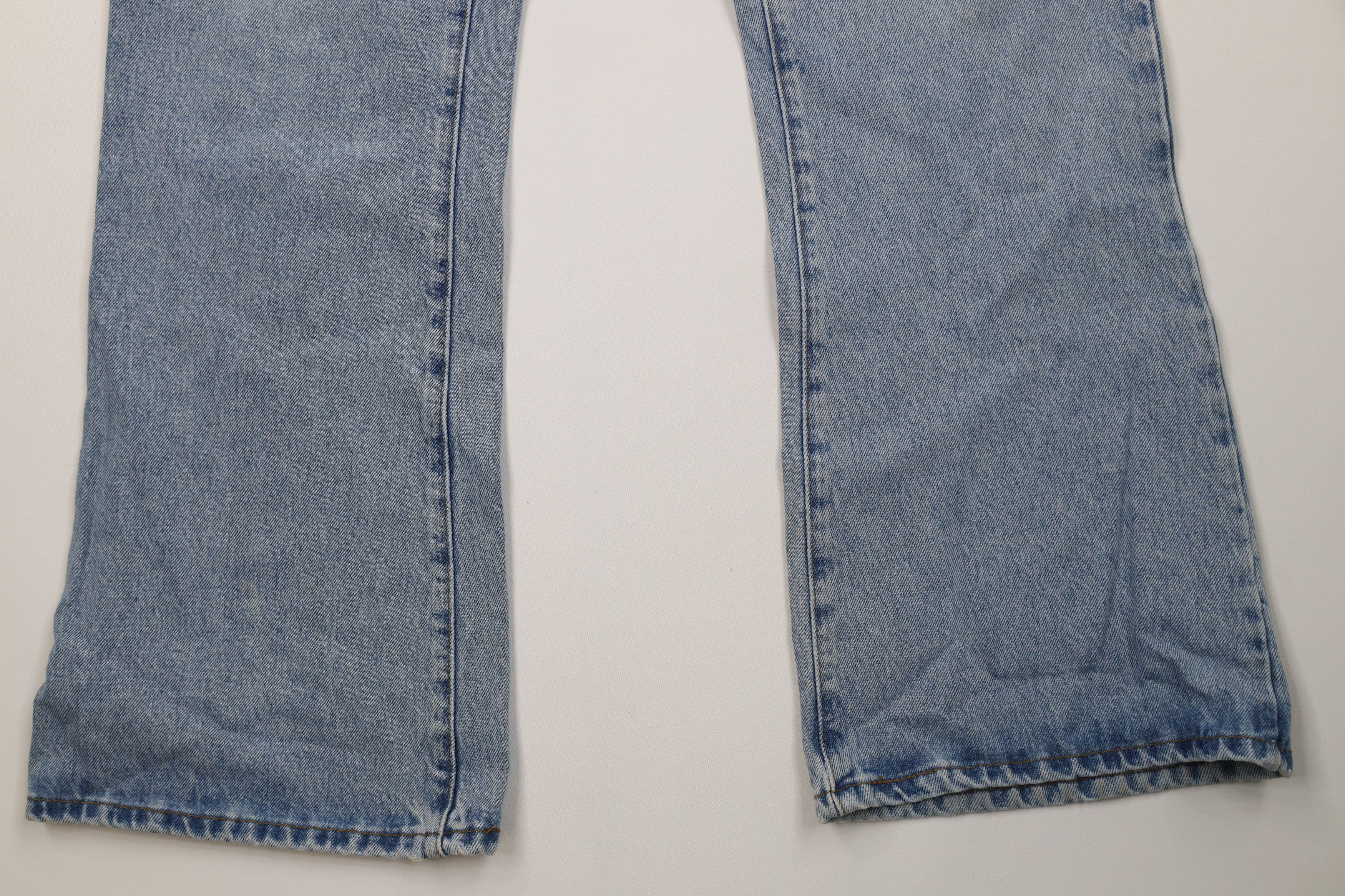 Abercrombie & Fitch Vintage 90s Y2K Abercrombie & Fitch Flare Wide Leg Jeans USA Size 34" / US 12 / IT 48 - 4 Thumbnail