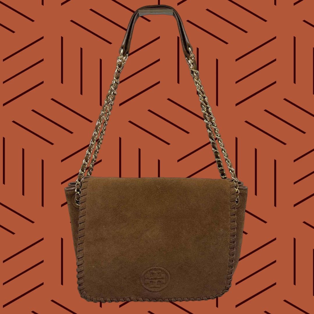 Vintage Tory Burch Brown Shoulder Bag Shoulder Bag, Women's