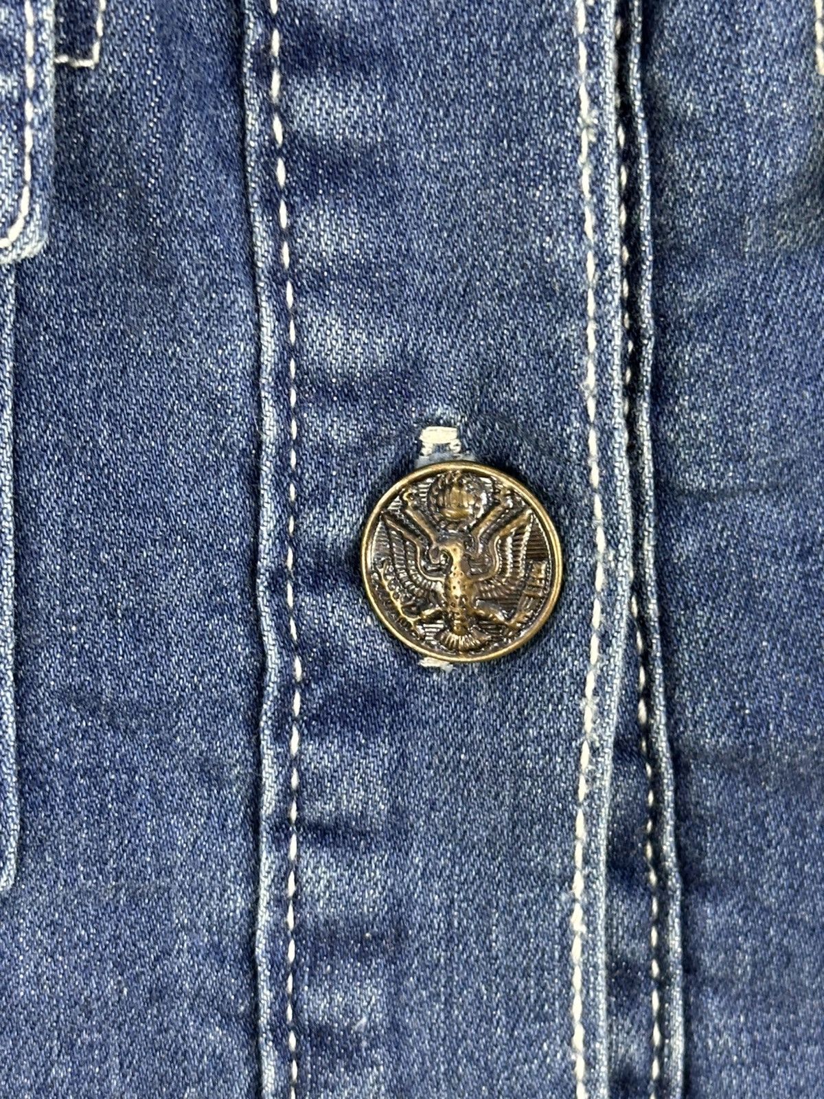 Japanese Brand Garula Limited Edition Embroidered Denim Vest Size S / US 4 / IT 40 - 8 Thumbnail