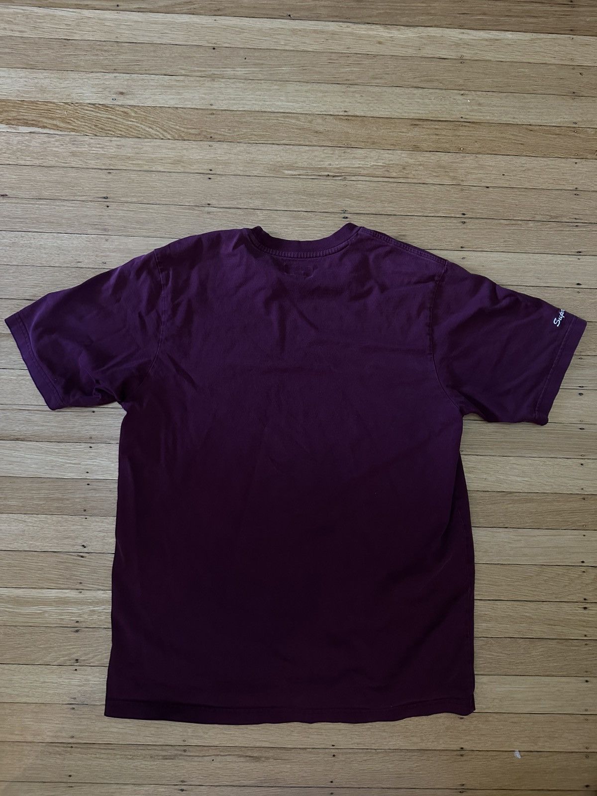 Supreme 2018 Supreme Playboy Pocket Tee Shirt Burgundy Medium Size US M / EU 48-50 / 2 - 4 Thumbnail