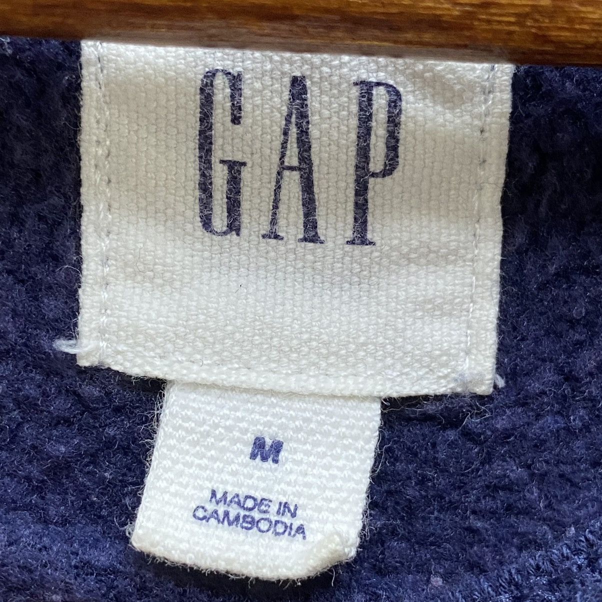 Gap GAP Original Applique Logo Spell Out Navy Sweatshirt Size M Size US M / EU 48-50 / 2 - 9 Thumbnail