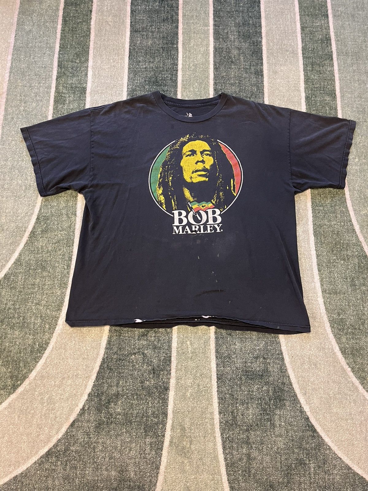 Band Tees Bob Marley Thrashed ERD Tee Size US XXL / EU 58 / 5 - 1 Thumbnail