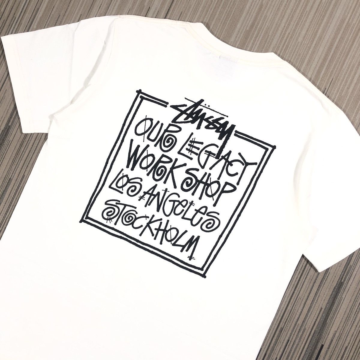 Stussy × Vintage Stussy X Our Legacy Frame Tee Size US XL / EU 56 / 4 - 3 Thumbnail