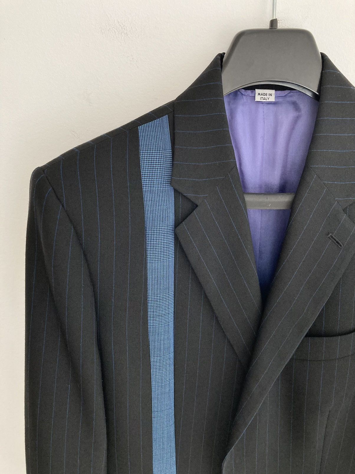 Alexander McQueen S/S 1998 “Golden Shower” Vertical Stripe Suit Size 52R - 2 Thumbnail