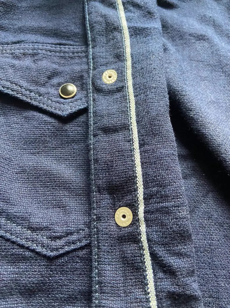 Iron Heart Iron Heart IHSH-357 linen and cotton long sleeved shirt Size US M / EU 48-50 / 2 - 5 Thumbnail