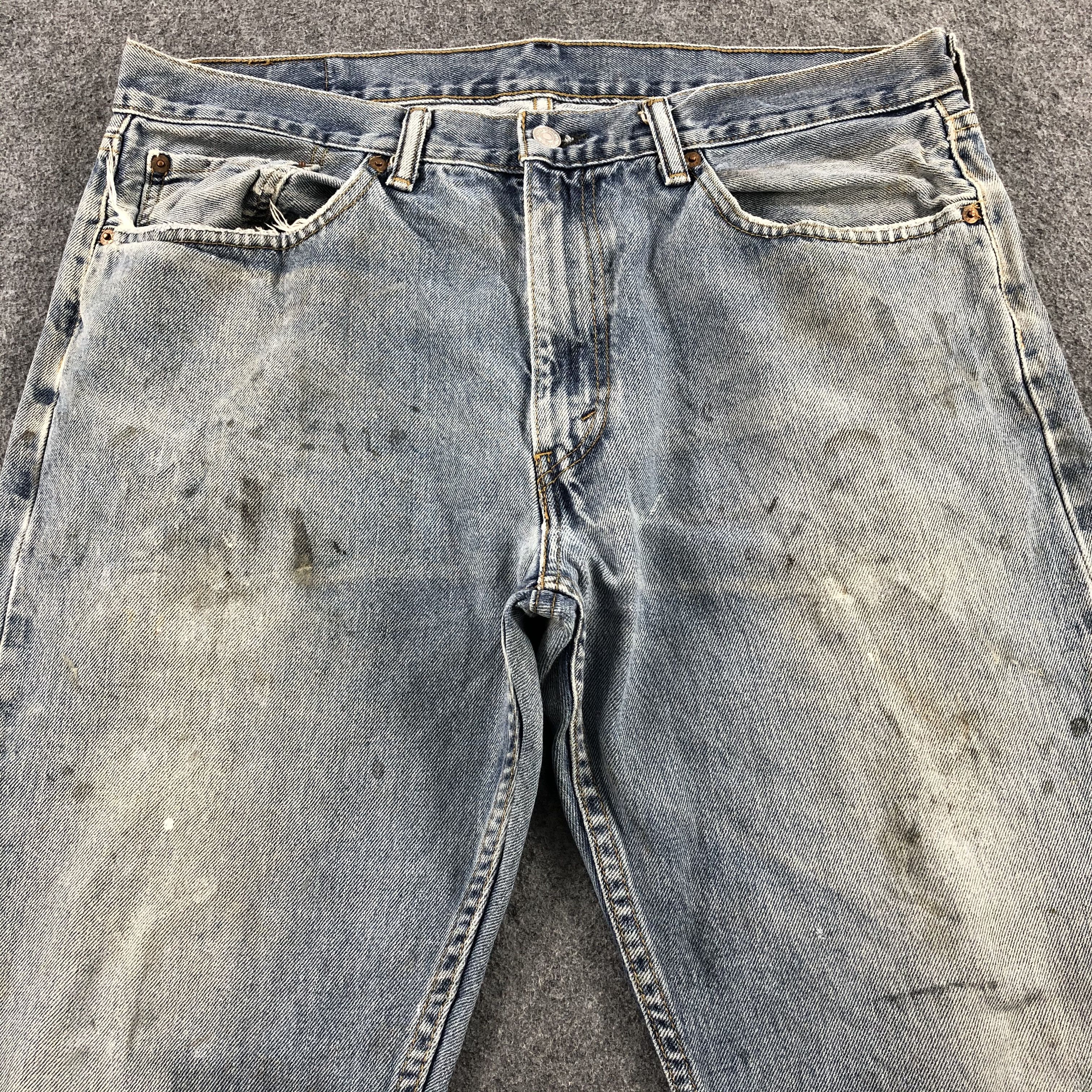 Levi's × Vintage Vintage Light Wash Levis 505 Jeans-JM1885 Size US 38 / EU 54 - 3 Thumbnail