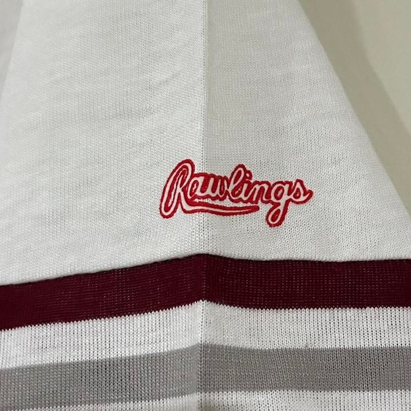Other Vintage Rawlings Striped V Neck Shirt Size US S / EU 44-46 / 1 - 4 Thumbnail
