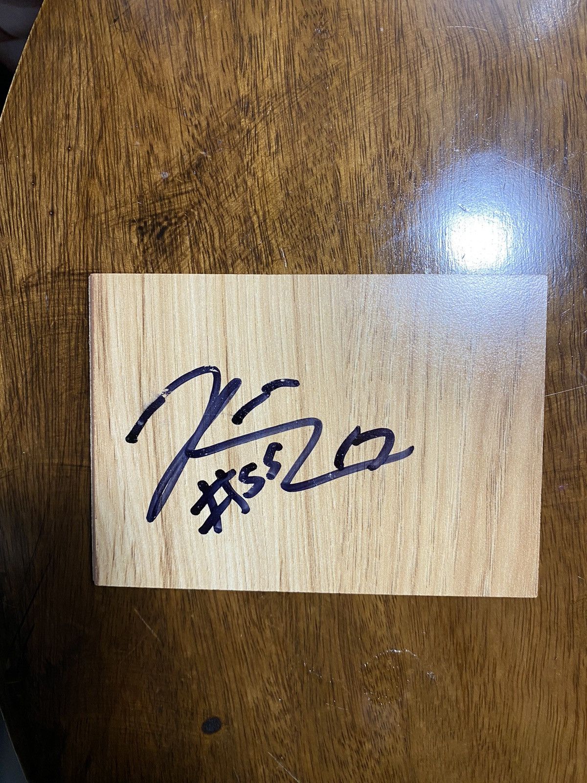 NBA NBA New Orleans pelicans Kevin Looney signed floorboard Size ONE SIZE - 1 Preview