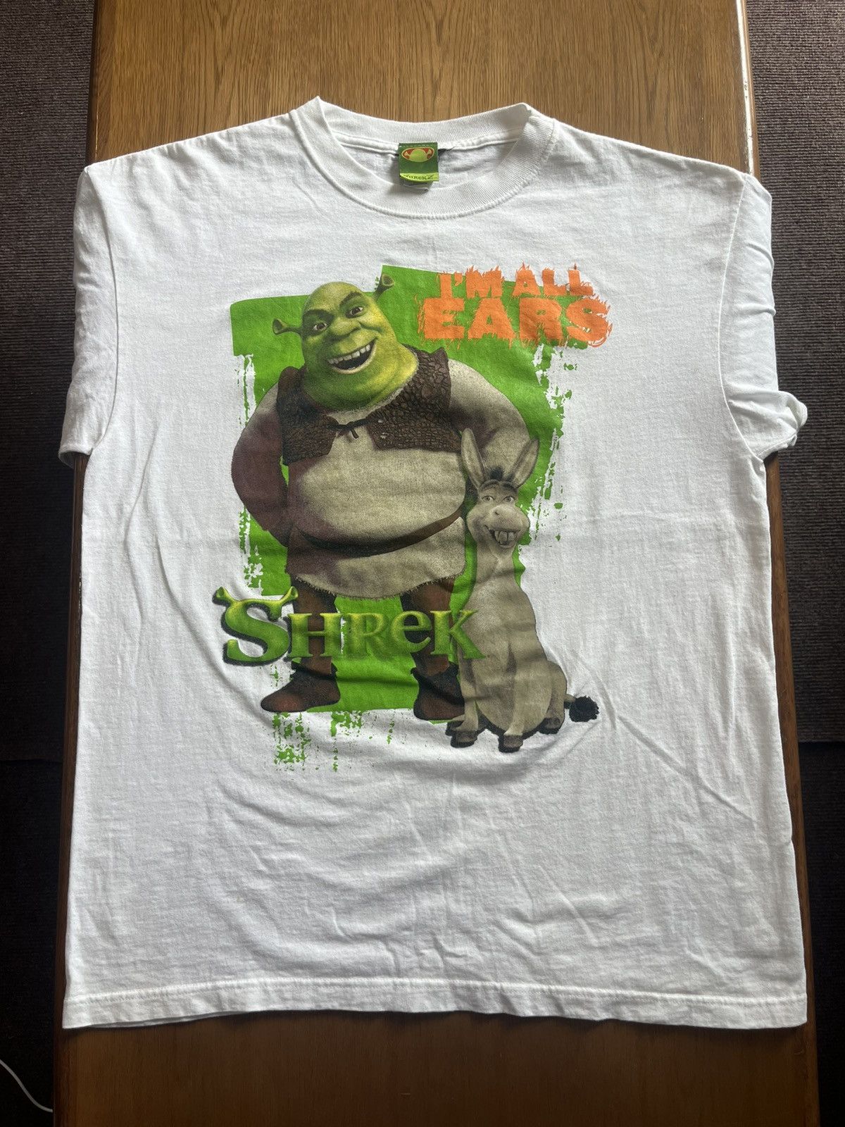 Disney Vintage SHREK i’m all Ears 2004’s Dreamworks film Tshirt Size US L / EU 52-54 / 3 - 3 Thumbnail