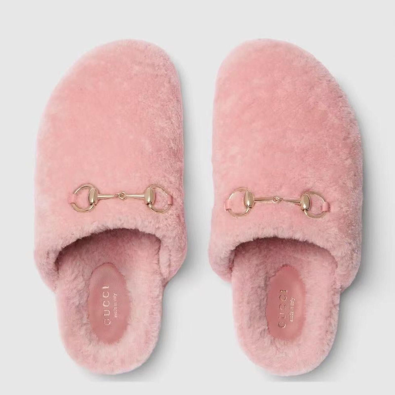 Gucci Gucci Horsebit Wool Mules Size ONE SIZE - 2 Thumbnail
