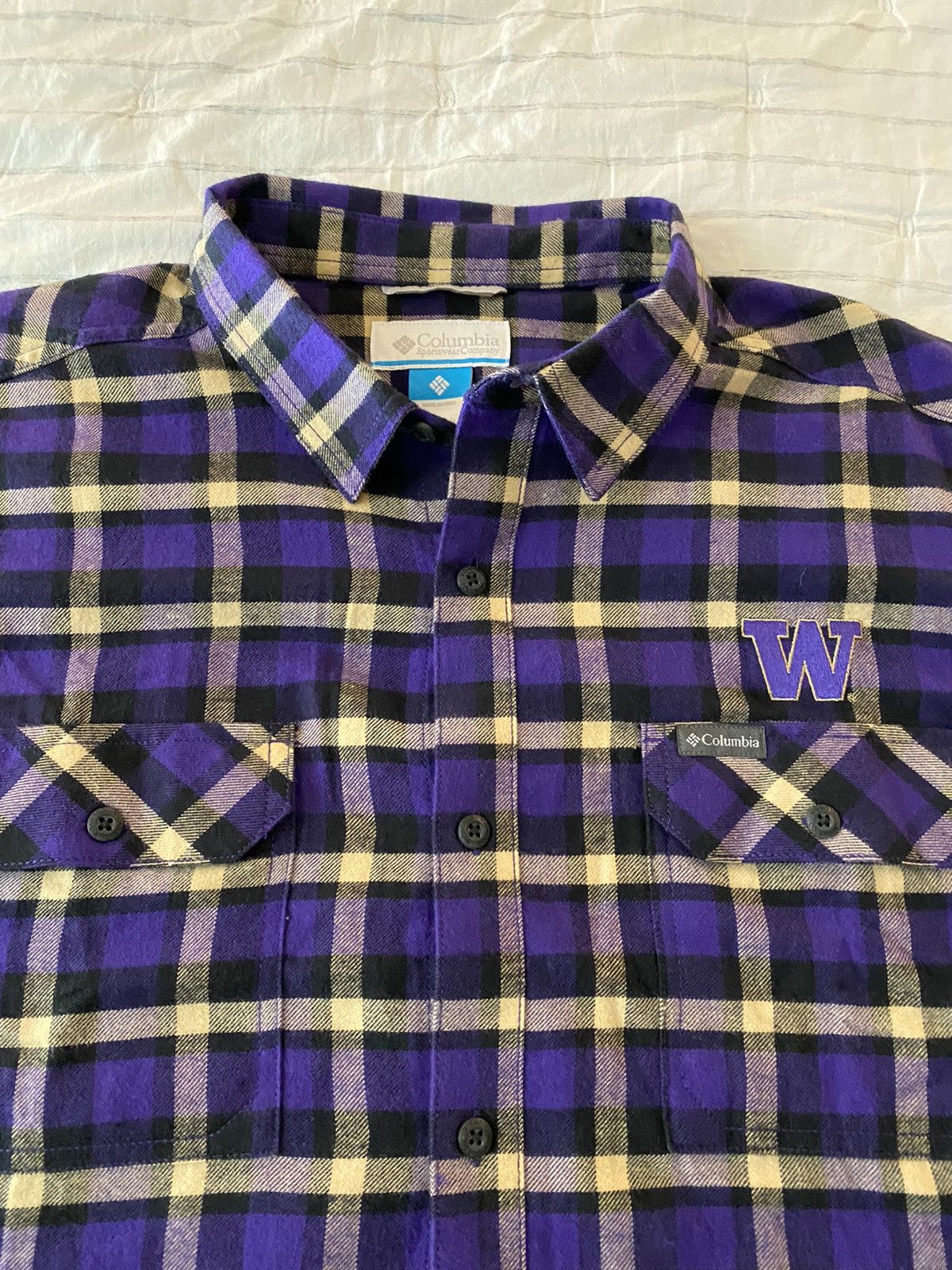 Columbia Columbia U of Washington Flare Gun Flannel Shirt XL NWT Size US XL / EU 56 / 4 - 5 Thumbnail