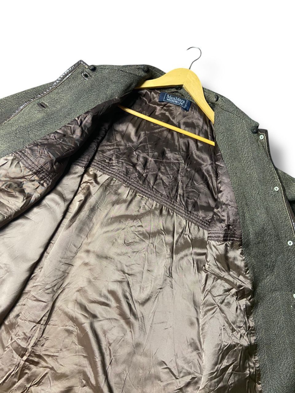 Japanese Brand Vintage Max Mara Collared Wool Jacket (157) Size US M / EU 48-50 / 2 - 5 Thumbnail