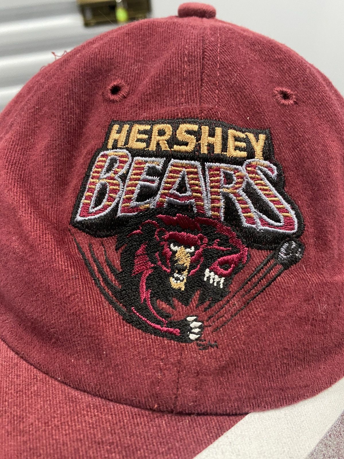 MLB × Vintage 1990s Hershey Bears Hockey Baseball Vintage Strap back PA Size ONE SIZE - 4 Thumbnail