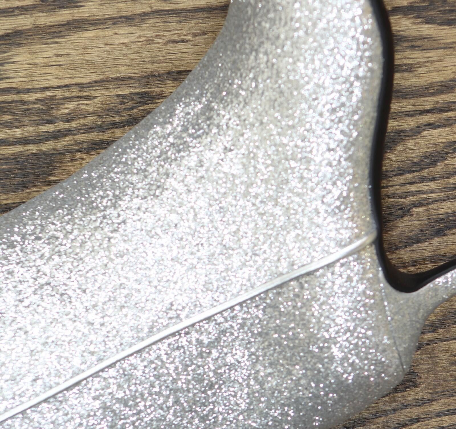 Other Nwt On 34th Booties 10019682200 Silver Glitter Gray 5m Size US 5 / IT 35 - 7 Thumbnail