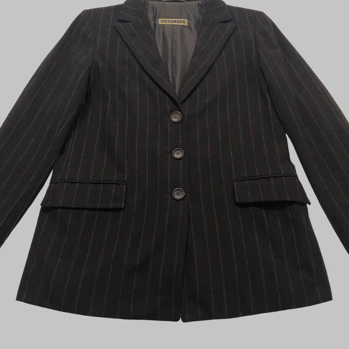 Jil Sander ☀️Jil Sander wool striped jacket size 40 Size M / US 6-8 / IT 42-44 - 6 Thumbnail