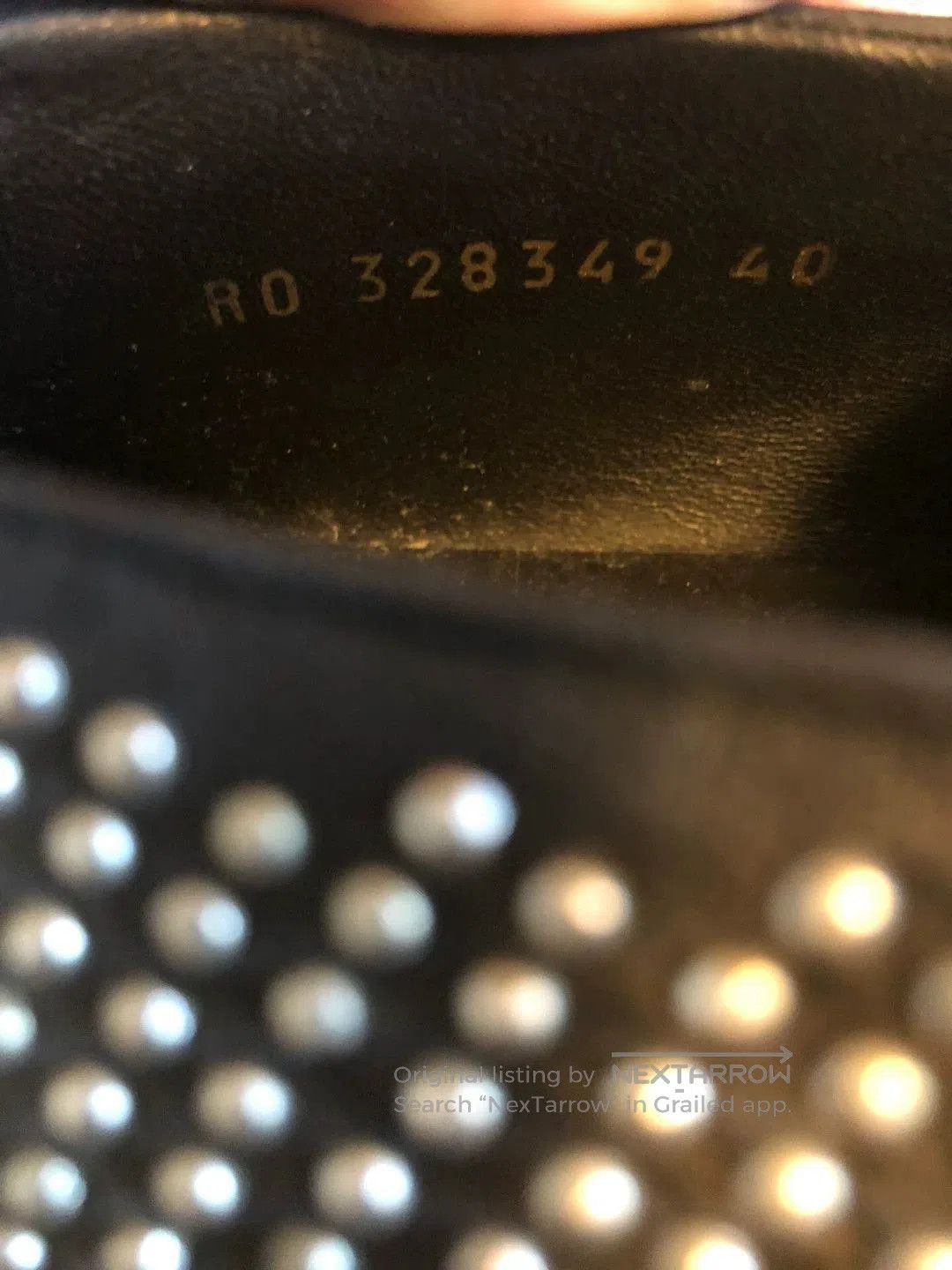 Saint Laurent Paris Saint Laurent Studded Leather Shoes. Size US 7 / EU 40 - 6 Thumbnail
