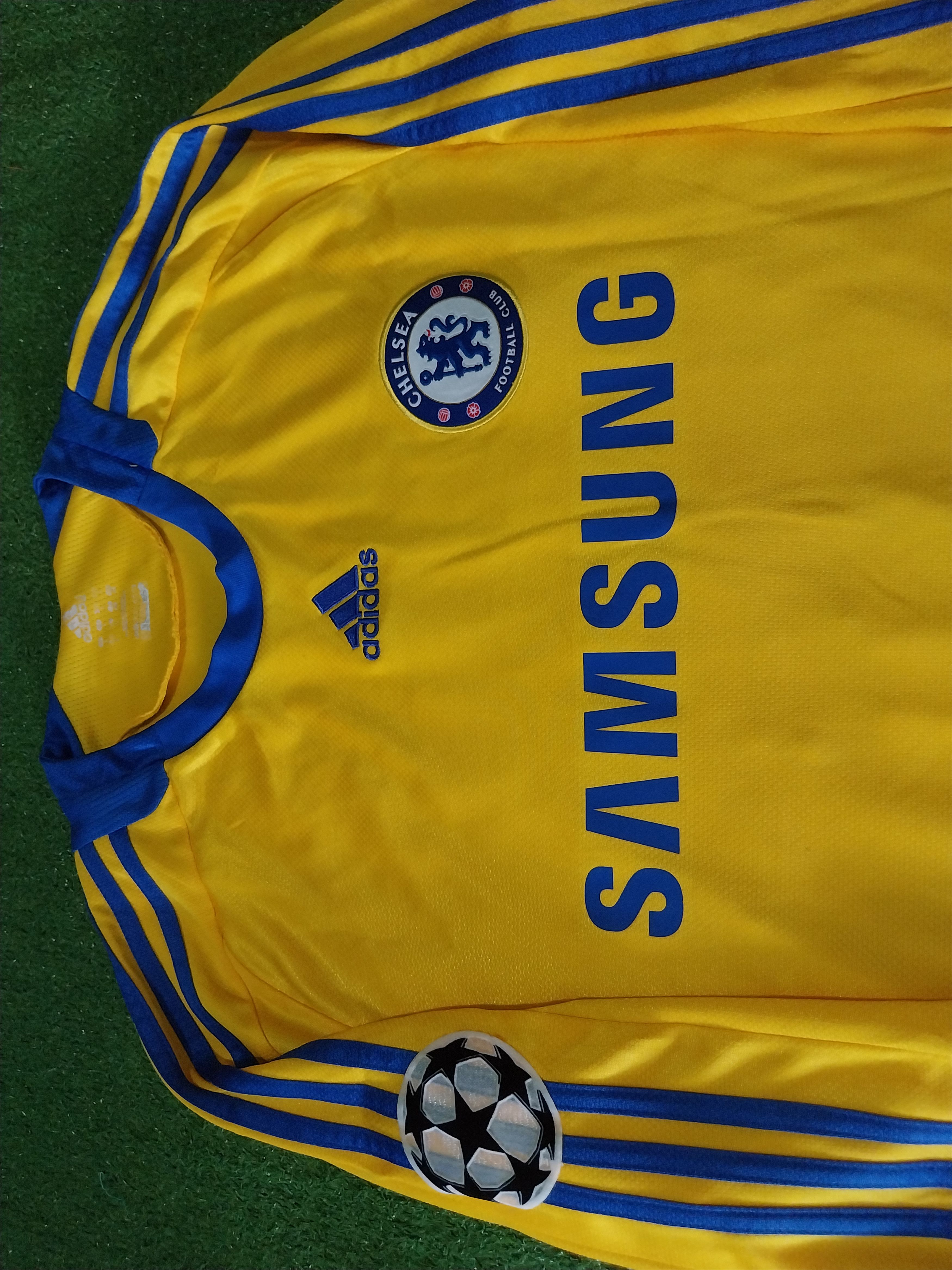 Adidas Chelsea away 2008/2009 ballack long sleeve jersey football Size US L / EU 52-54 / 3 - 3 Thumbnail