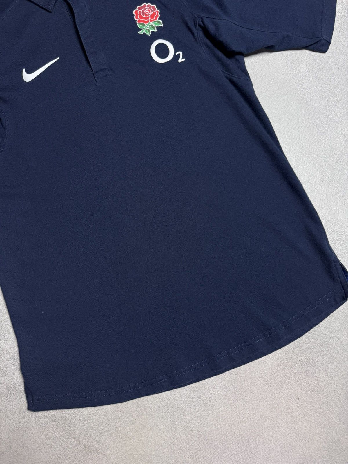 Nike England Cotton Polo Shirt Nike O2 Vintage 2000s Size US M / EU 48-50 / 2 - 4 Thumbnail