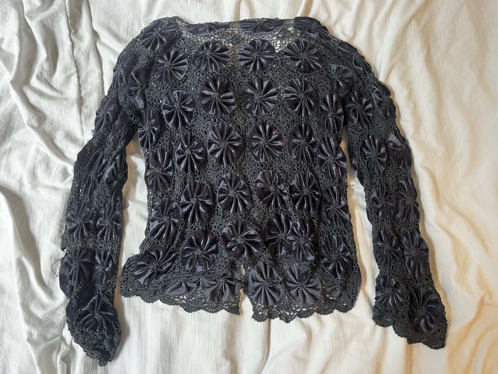 Vintage Handmade vintage cardigan Size M / US 6-8 / IT 42-44 - 2 Thumbnail