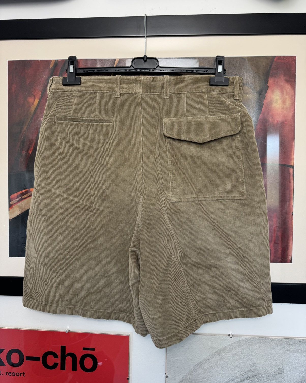 Acne Studios Acne Studios Corduroy Work Shorts Designer Luxury Casual Size US 32 / EU 48 - 2 Thumbnail