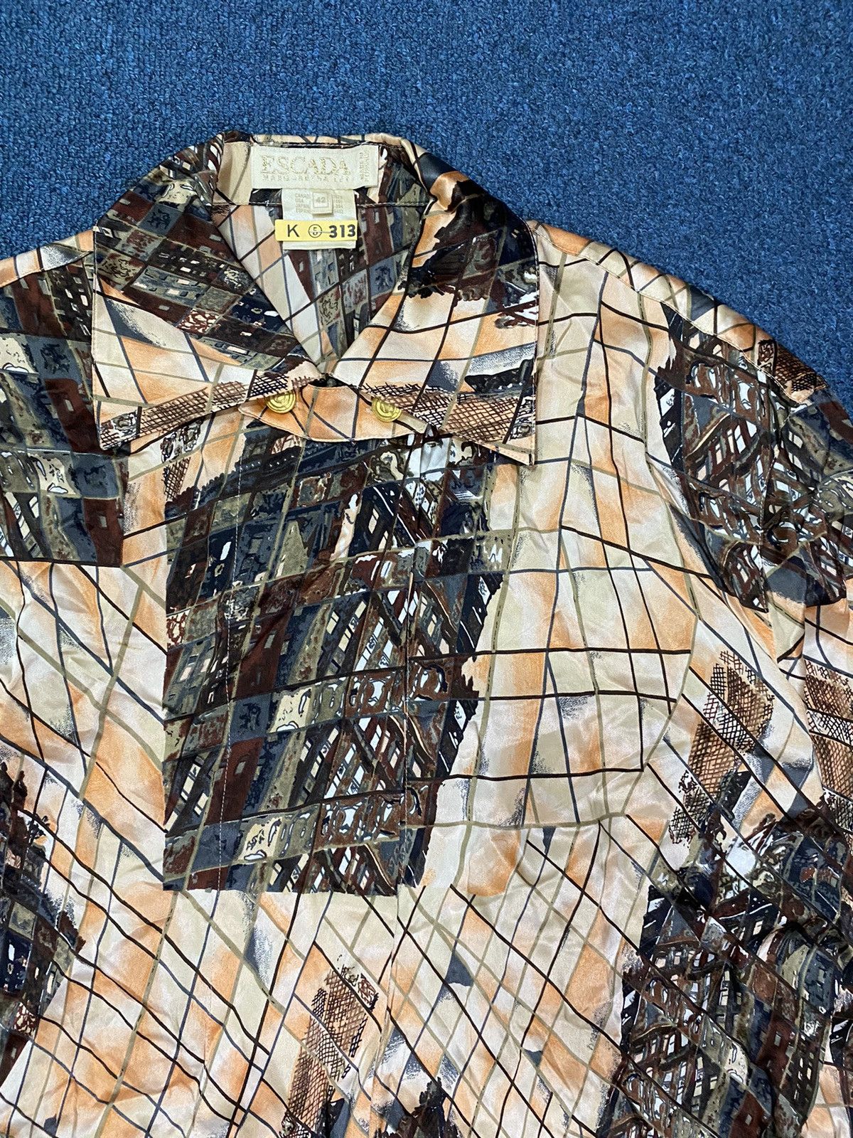 Escada Vintage Escada By Margaretha Rey Geometric Pattern Size M / US 6-8 / IT 42-44 - 2 Thumbnail