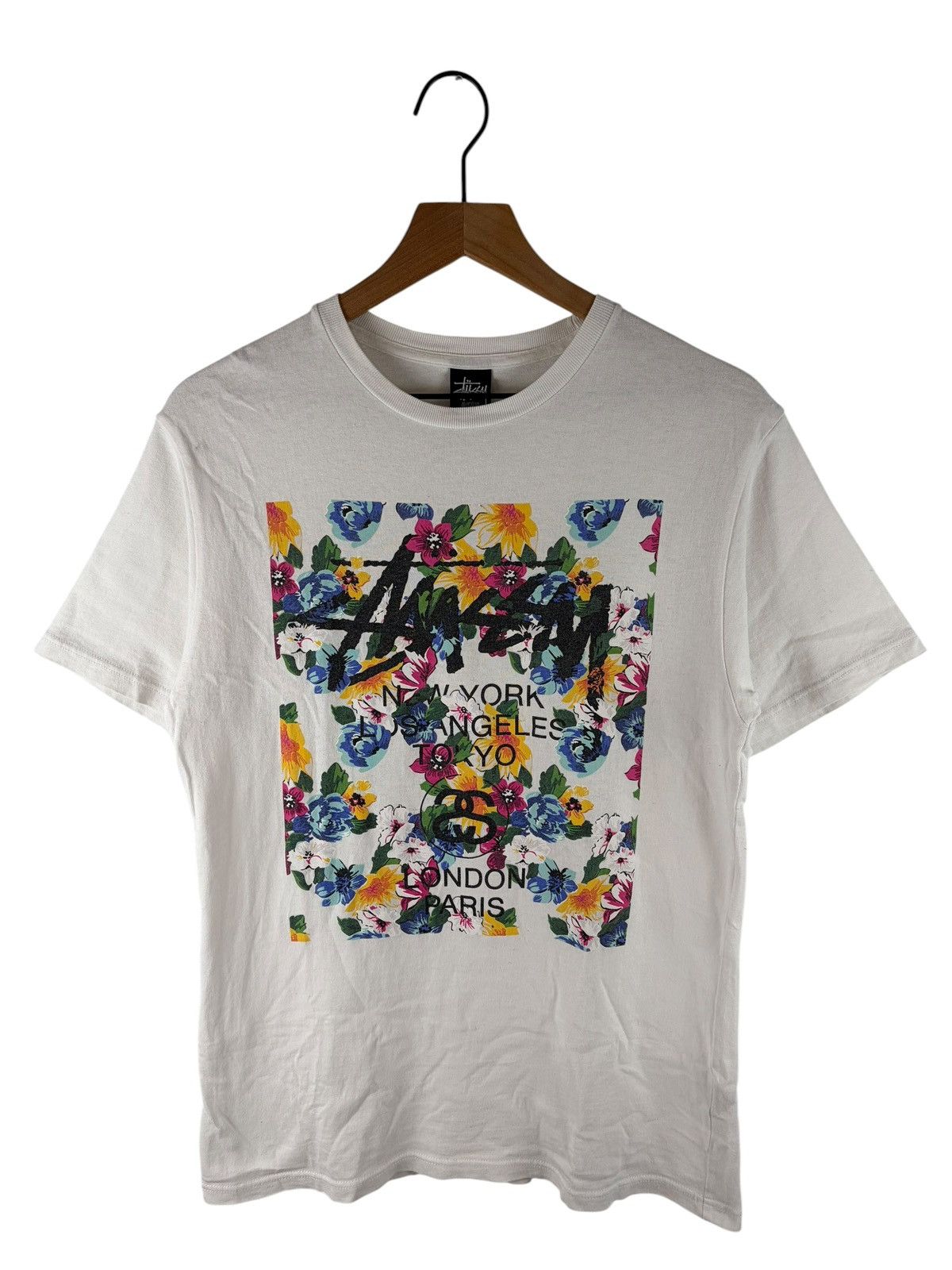 海外限定】Stussy Withered Flower Tee ☆送料・関税込☆STUSSY