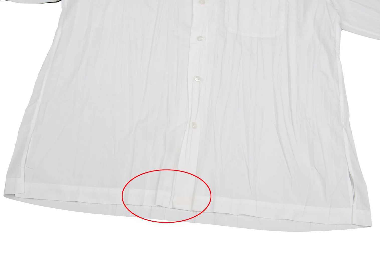 Issey Miyake Pleats Shirt in Off-White Size XL Size US XL / EU 56 / 4 - 10 Thumbnail