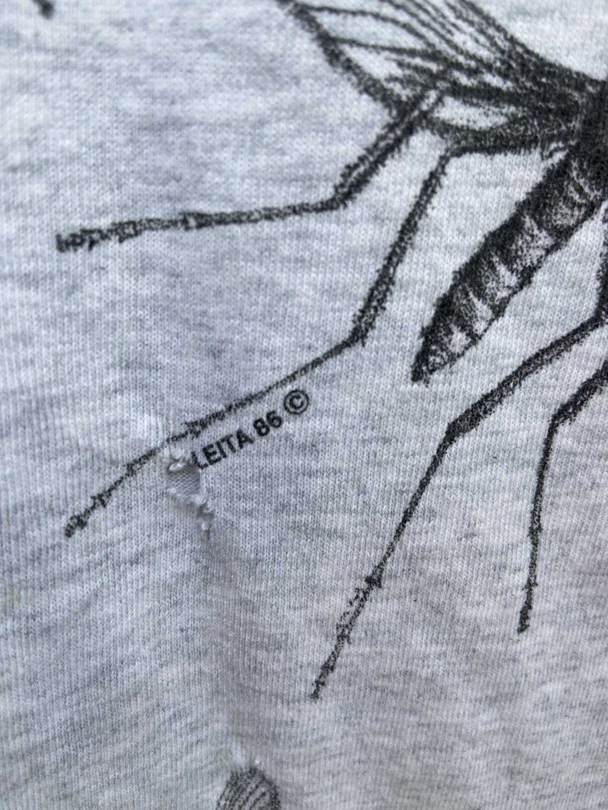 Art Comes First 🔥 Vintage 80s Vintage Art t shirt by Kaleita Mosquitohead Size US XL / EU 56 / 4 - 5 Thumbnail