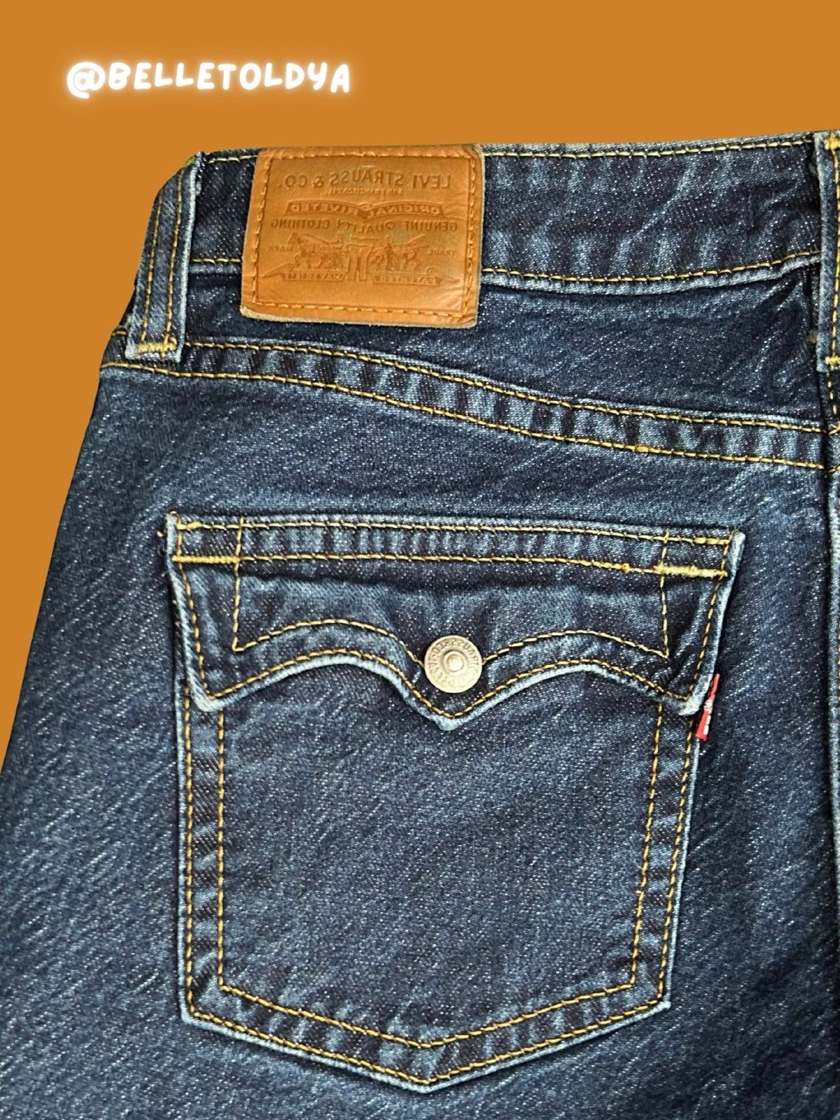Levi's Levi’s Naughtiest Bootcut Jeans Flared Low Waist Size 31" - 4 Thumbnail
