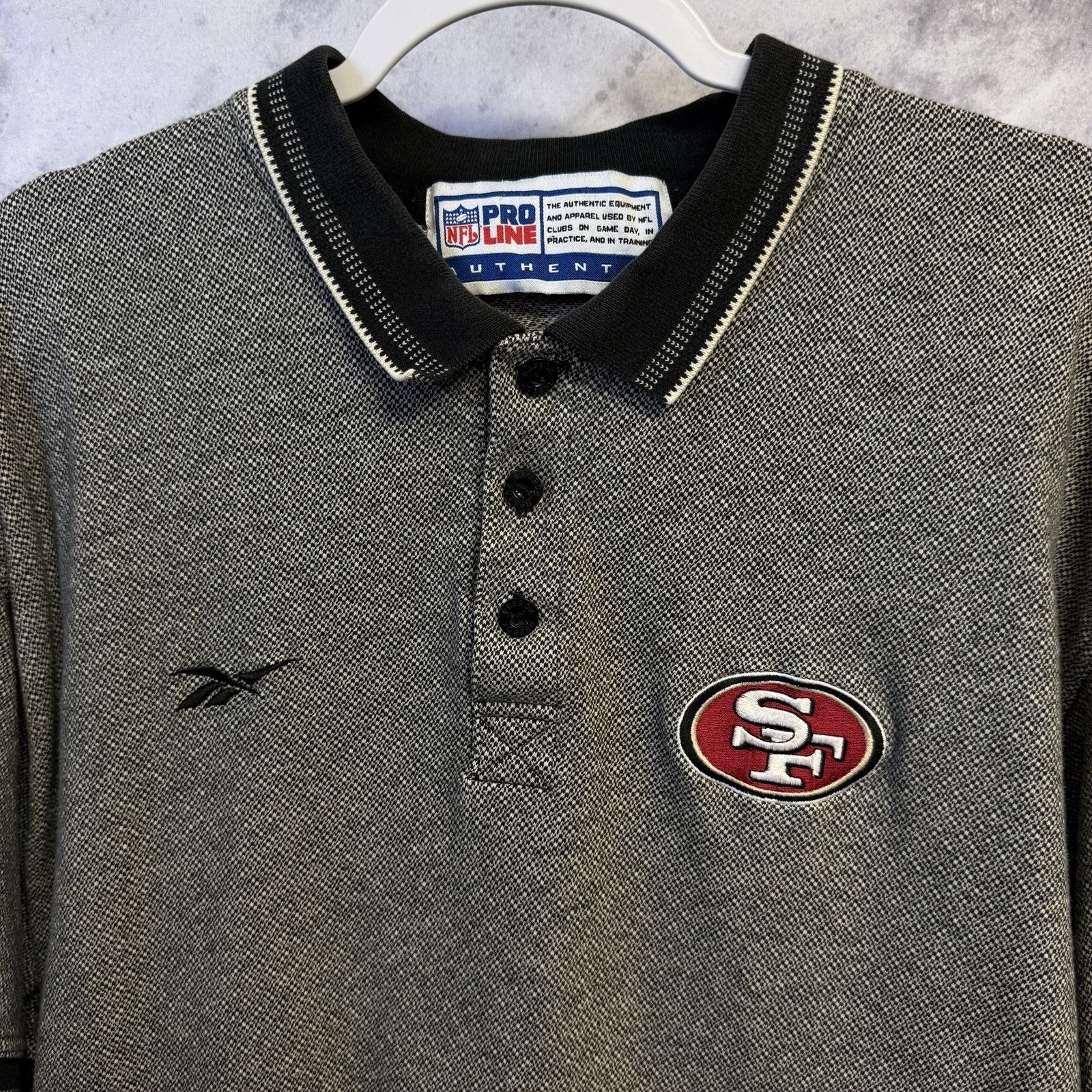 Pro Line San Francisco 49ers Polo Shirt Reebok Pro Line Mens XL Size US XL / EU 56 / 4 - 3 Thumbnail