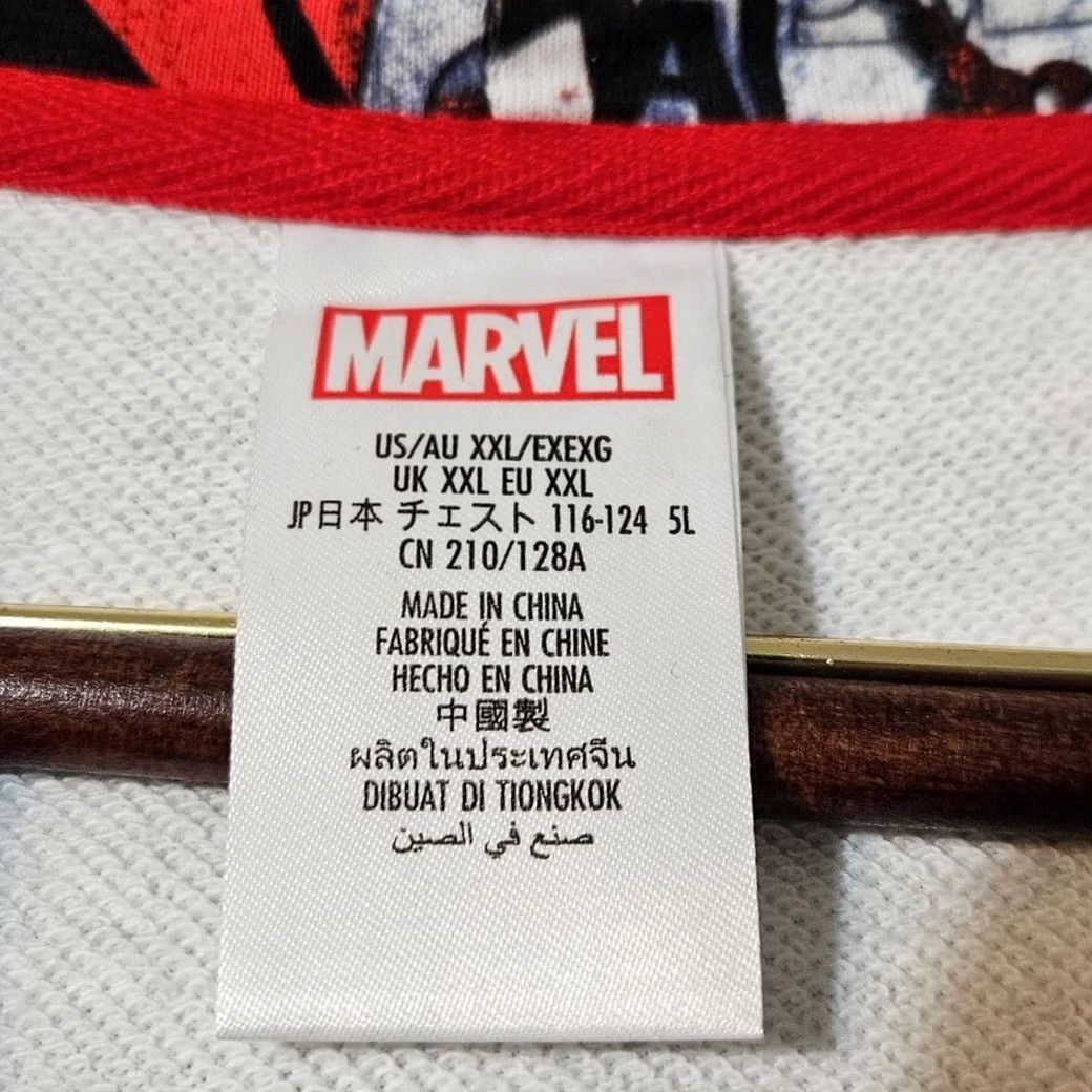 Disney Disney Parks Marvel Spider Man 60th Anniversary Hoodie T Ashley Eckstein 2XL XXL Sweatshirt White Pullover Men Graphic Size US XXL / EU 58 / 5 - 5 Thumbnail