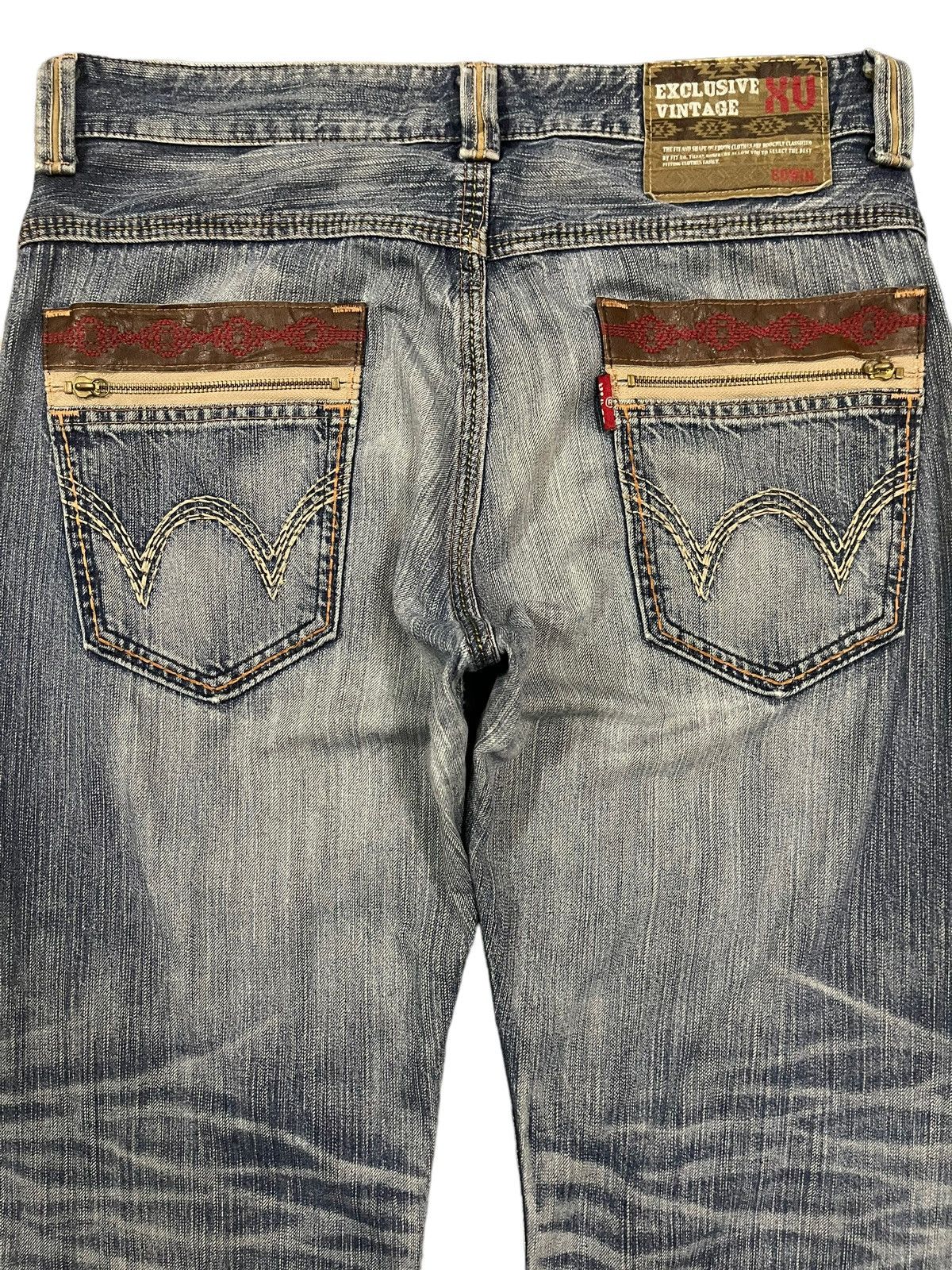 Edwin Edwin Exclusive Vintage Blue Wash Style Baggy Jeans Size US 35 - 4 Thumbnail