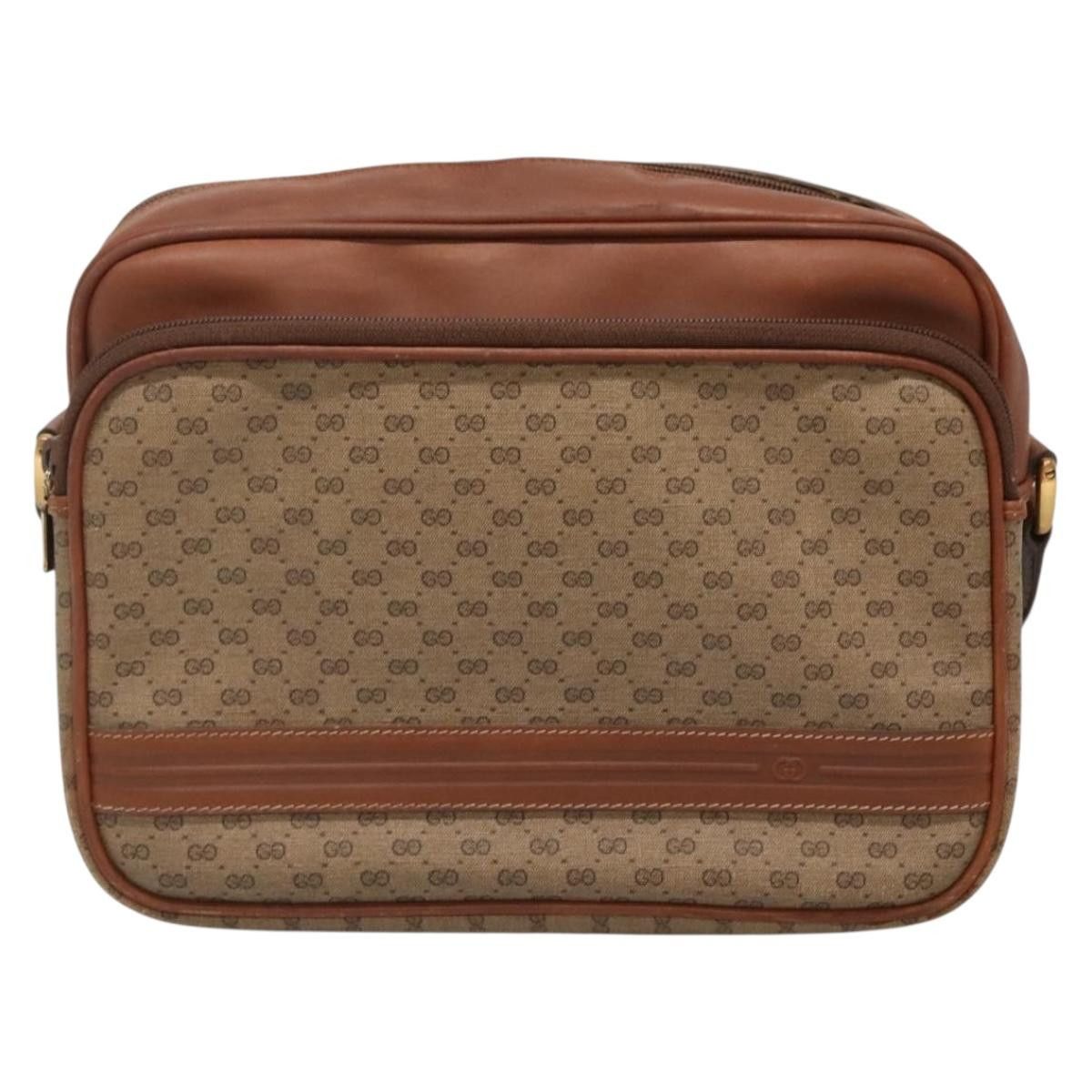 Gucci GUCCI Micro GG Supreme Shoulder Bag Pvc Beige Gold 001 115 Size ONE SIZE - 2 Thumbnail