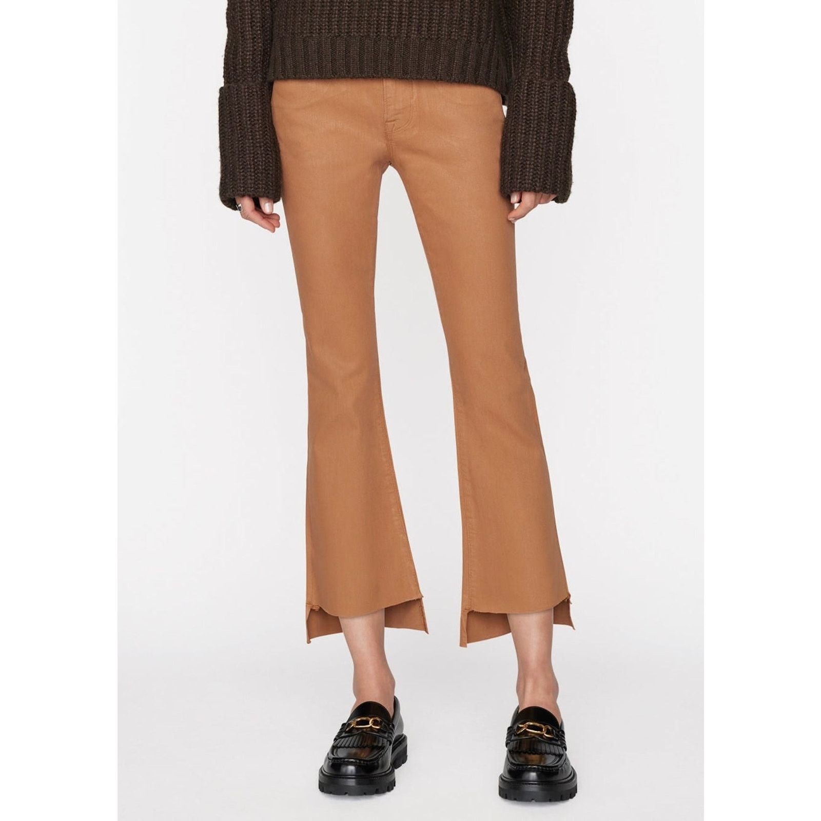 Frame NWOT FRAME LE CROP MINI BOOT IN LATTE Sz 30 Size 30" / US 8 / IT 44 - 2 Thumbnail