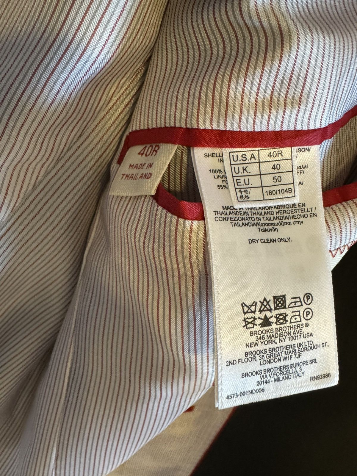Brooks Brothers Brooks Brothers Suit Jacket 40R Size 40R - 6 Thumbnail